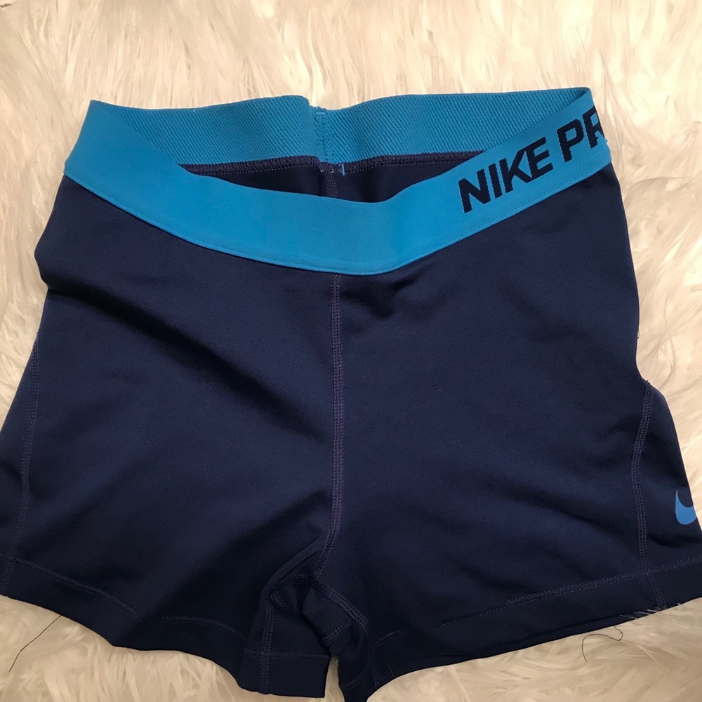 Blue workout Nike shorts!